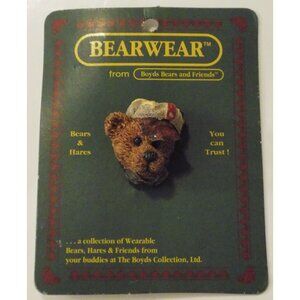 Boyds Bears Bearwear Brooch Lapel Pin HOMER Vintage - 2618